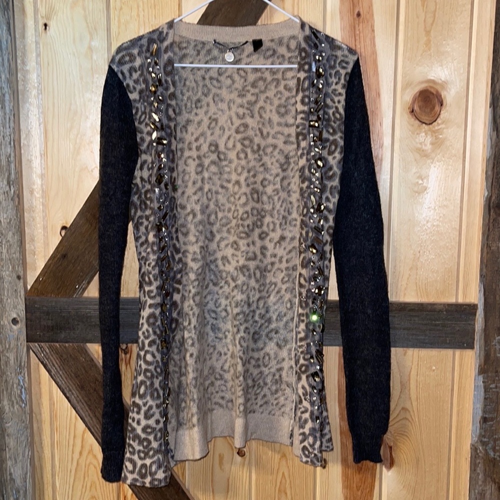 Leopard Print BKE Cardigan